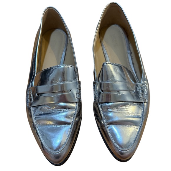 MICHAEL Michael Kors Shoes - MICHAEL Michael Kors Women's Silver Chrome Loafers